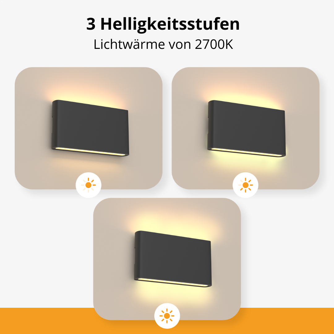 -Auralux – Wiederaufladbare Wandleuchte