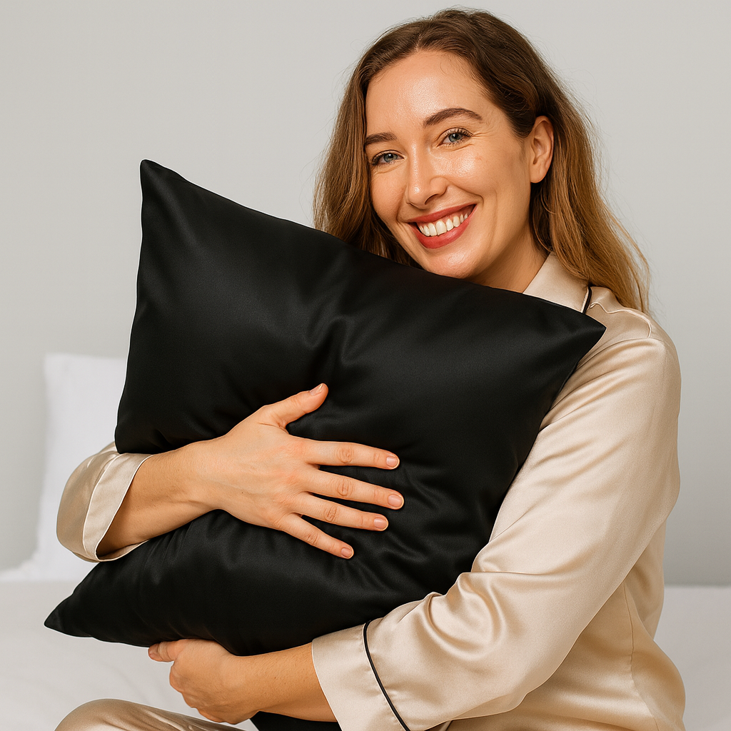 Premium Seidenkissenbezug