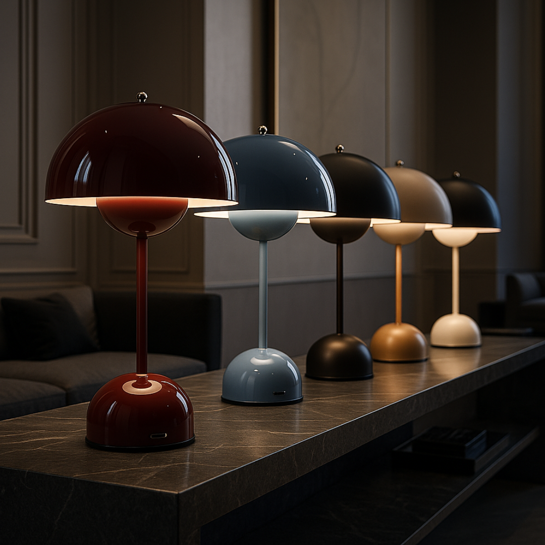 Lumenora™ – Vintage LED-Tischlampe