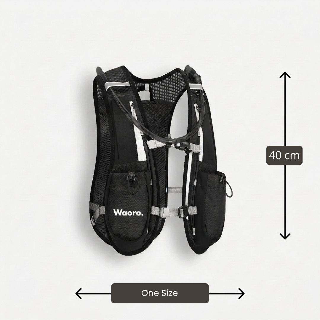 Gilet de course avec système d'hydratation 2 L