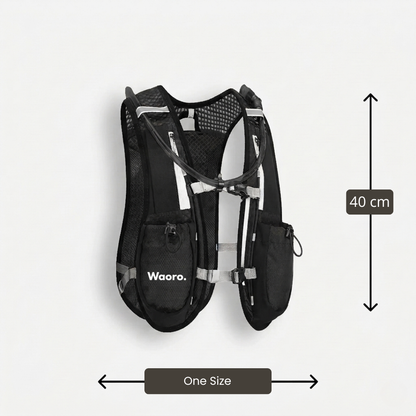 Gilet de course avec système d'hydratation 2 L