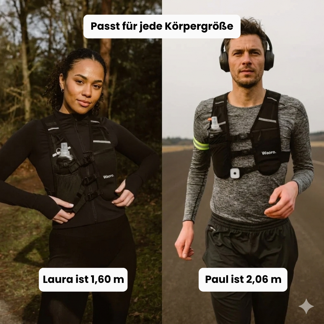 Gilet de course avec Soft Flask (500 ml) inclus