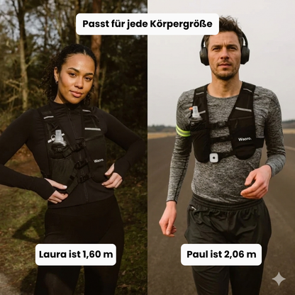Gilet de course avec Soft Flask (500 ml) inclus