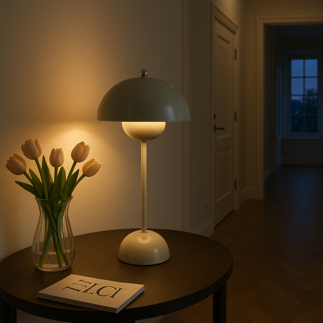 Lumenora™ – Vintage LED-Tischlampe