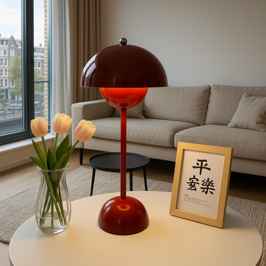 Lumenora™ – Vintage LED-Tischlampe