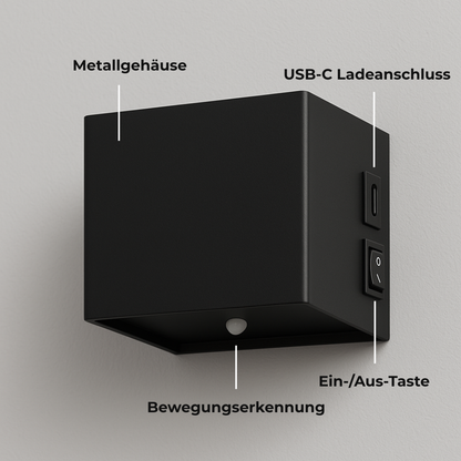 Kabellose Wandleuchte mit Bewegungssensor