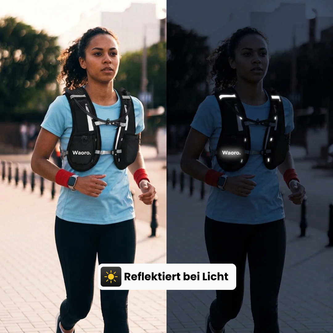 Gilet de course avec système d'hydratation 2 L